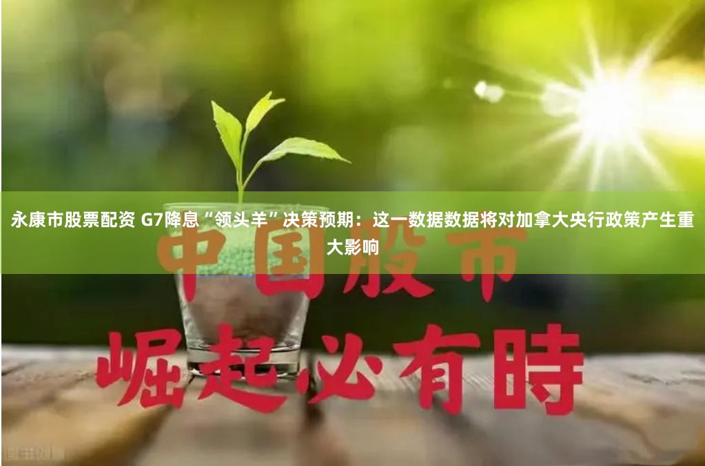 永康市股票配资 G7降息“领头羊”决策预期：这一数据数据将对加拿大央行政策产生重大影响