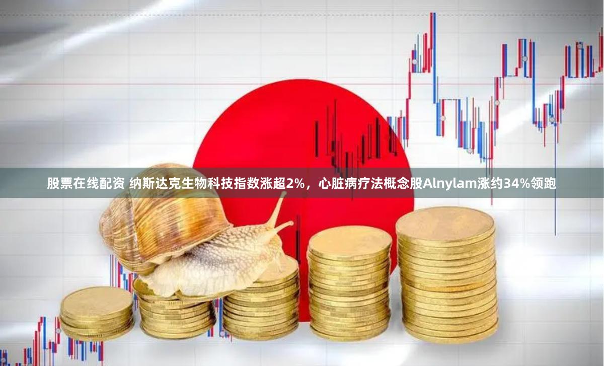 股票在线配资 纳斯达克生物科技指数涨超2%，心脏病疗法概念股Alnylam涨约34%领跑