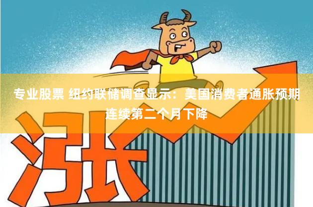 专业股票 纽约联储调查显示：美国消费者通胀预期连续第二个月下降