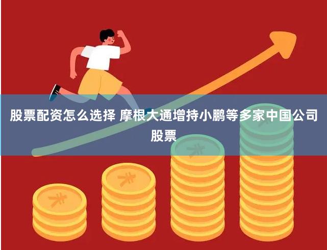 股票配资怎么选择 摩根大通增持小鹏等多家中国公司股票